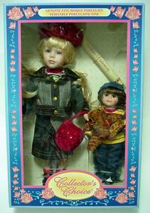 その他 Bisque doll / Collector's doll Collector's choice Genuine fine bisque procelain(2 dolls set 16